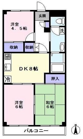 ダイカンプラザの物件間取画像